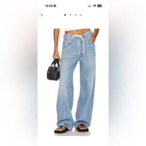 Citizens Of Humanity Light Blue Wide-Leg Jeans